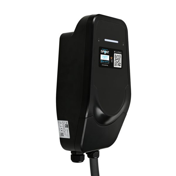 Electric Vehicle Charging Station - EVPoint EV22 Plus - 7.4kW - Single phase - Wall Charger - Integrated Type 2 cable - EVPoint Malta