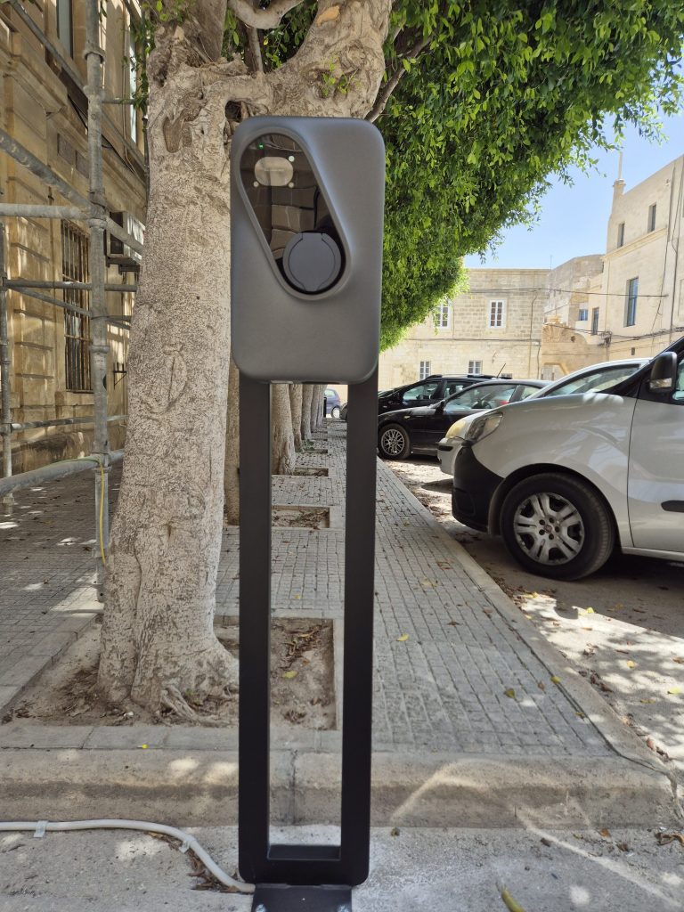 Etrel Charger- Malta Police Force - EVPoint - EV Charging solutions